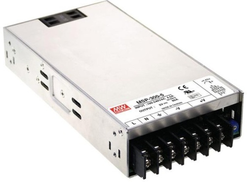 Источник питания AC-DC, med, PFC, 300Вт, вход 85…264V AC, 47…63Гц /120…370В DC, выход 48В/7A, рег. вых 40.8…55.2, изоляция 4000V AC, в кожухе 199х105х41мм, -40…+70С, выход SB 5В/0.3А | код MSP-300-48 | MeanWell