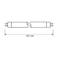 Лампа люминесцентная FT8-10W/54 10Вт T8 6500К G13 Camelion 3006