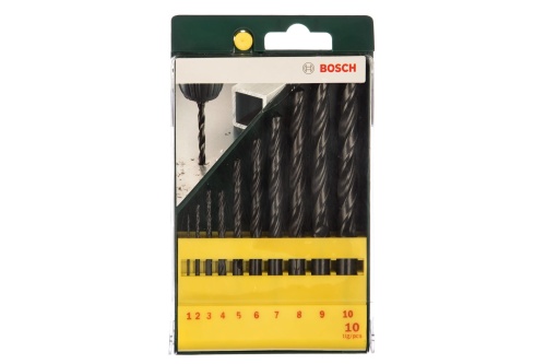 Сверло по металлу HSS-R 1-10мм Promoline (10шт) (2.607.019.442) | код 2607019442 | BOSCH