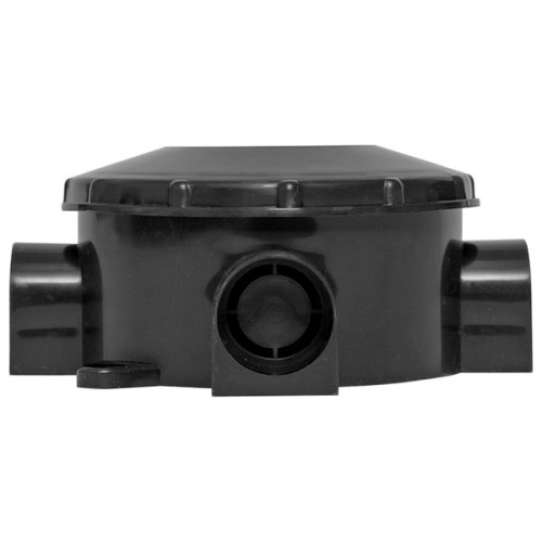 Коробка распаячная КМР-040-040б трехрожковая черная (70х35) PROxima | код plc-kmr-040-040b | EKF фото 4