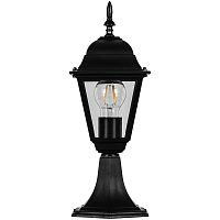 Светильник садово-парковый 100Вт 230В E27 черн. 4204/PL4204 (на постамент) FERON 11030