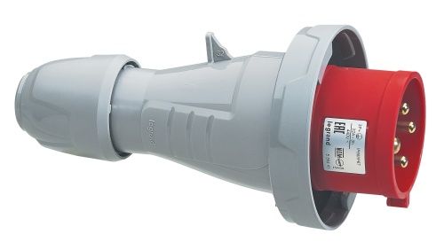 Прямая вилка без блокировки - P17 Tempra Pro - IP 66/67 - 32 А | код 555441 | Legrand