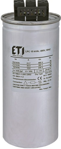 Конденсаторная батарея LPC 15kVAr (400V) | код 004656752 | ETI