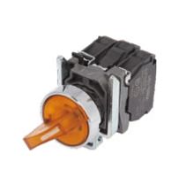 Переключатель с подсветкой LAY4-BK3565 желтая 1НО+1НЗ | код E000089 | CNC