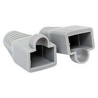 Колпачок изолирующий TERACOM для коннекторов RJ-45 PVC серый (уп.50шт) | код TRC-BT-RJ45-PVC-50 | EKF