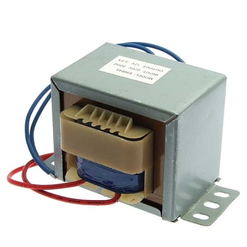 Трансформатор 50гц RUICHI EI66*45 220v to 12V 42W, крепление на 2 винта | код 97768 | Ruichi