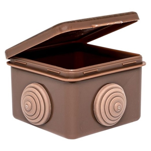 Коробка распаячная КМР-030-036 пылевлагозащитная, 4 мембранных ввода (65х65х50) тёмное дерево PROxima | код plc-kmr2-030-036-t | EKF фото 5 Коробка распаячная КМР-030-036 пылевлагозащитная, 4 мембранных ввода (65х65х50) тёмное дерево PROxima | код plc-kmr2-030-036-t | EKF фото 5