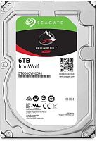 Жесткий диск Seagate Original SATA-III 6Tb ST6000VN001 NAS Ironwolf (5400rpm) 256Mb 3.5 | код 1197372 | Seagate
