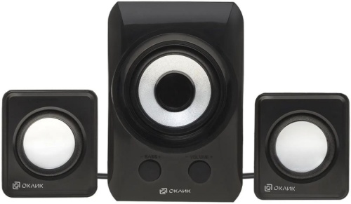 Колонки Оклик OK-420 2.1 черный 11Вт | код 440405 | Oklick