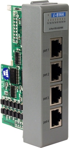 I-8144/C4-G CR 4 port RS-422/RS-485 module Gray color include : CA-RJ1003x4 | код 00-06083236 | ICP DAS