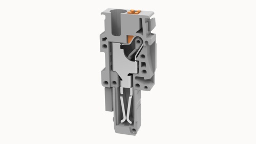 DSP2.5-H-M-01P-11-00Z(H), Разъем для клеммы, 2.5 мм.кв., 1П, средний, серый, шт | код 11040000283 | DEGSON