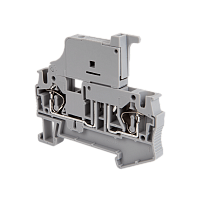 Клемма пружинная с держателем предохранителя, 4 мм? MTS-4F | код 136885 | MEYERTEC