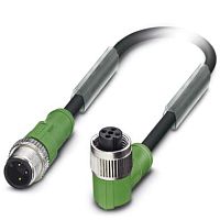 Кабель для датчика / исполнительного элемента SAC-3P-M12MS/ 0,3-PUR/M12FR | код 1681541 | PHOENIX CONTACT