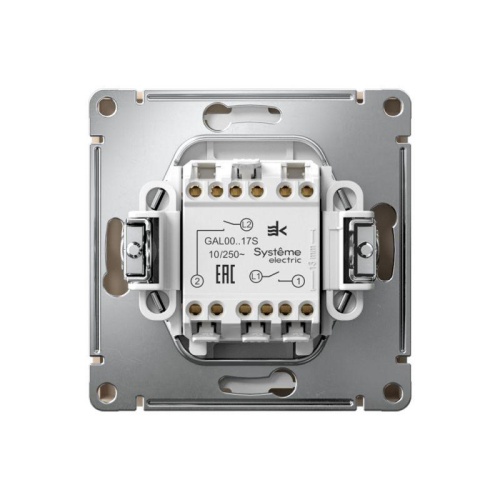 ARTGALLERY 2-клавишный ВЫКЛЮЧАТЕЛЬ КНОПОЧНЫЙ, 10АХ, механизм, быстрозажимные клеммы, ПЕСОЧНЫЙ | код GAL001217S | Systeme Electric фото 6 ARTGALLERY 2-клавишный ВЫКЛЮЧАТЕЛЬ КНОПОЧНЫЙ, 10АХ, механизм, быстрозажимные клеммы, ПЕСОЧНЫЙ | код GAL001217S | Systeme Electric фото 6