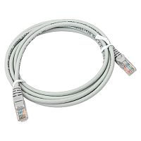 Патч-корд кат.5E UTP неэкранир. LSZH сер. 2.0м TERACOM PRO | код TRP-5EUTP-LSH-2M-GY | EKF