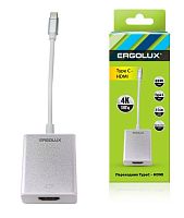 Переходник HDMI-Type C ELX-VA01-Type C пластик металлик коробка | код 15300 | Ergolux