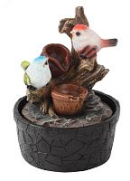 Фонтан настольный с подсветкой Птички 2 (12/144) GAFN01-400 | код Б0038779 | GREEN APPLE