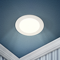 Светильник светодиодный LED 1-16-6K 16Вт 6500К встраив. круглый ЭРА | код Б0058403 | Эра