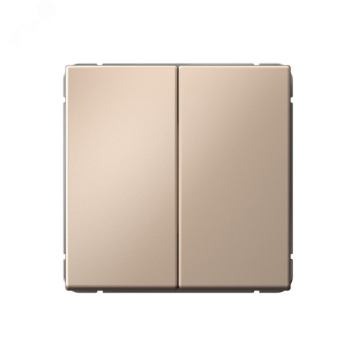 Выключатель 2-кл. ArtGallery (сх. 5) 10AX механизм песочн. | код GAL001251 | Systeme Electric