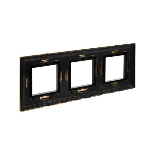 Рамка из металла, ''Avanti'', золотая, 6 модулей | код 4408856 | DKC фото 4