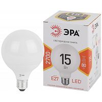 Лампа светодиодная LED G90-15W-2700K-E27 G120 15Вт шар E27 тепл. бел. декор. | Код. Б0049077 | ЭРА