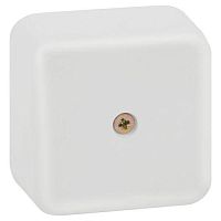 Коробка распаячнаяBS-W-50-50-20 без клеммы 50х50х20мм белая IP40 | код Б0058701 | ЭРА