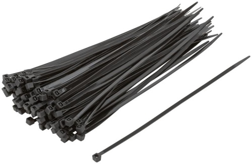 Хомуты нейлоновые 200х3.6мм черные для проводов (100шт) | код 60393 | FIT фото 2 Хомуты нейлоновые 200х3.6мм черные для проводов (100шт) | код 60393 | FIT фото 2