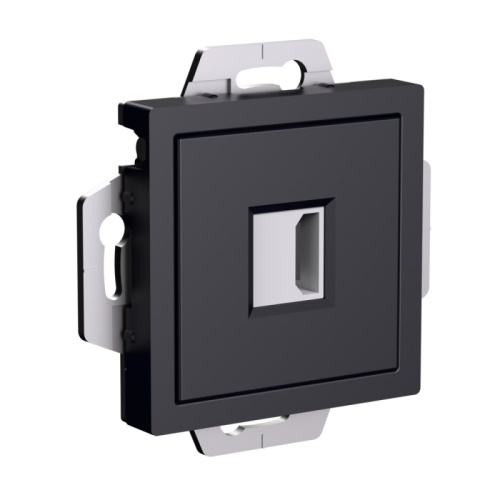 ATLASDESIGN РОЗЕТКА HDMI, механизм, КАРБОН | код ATN001080 | Systeme Electric