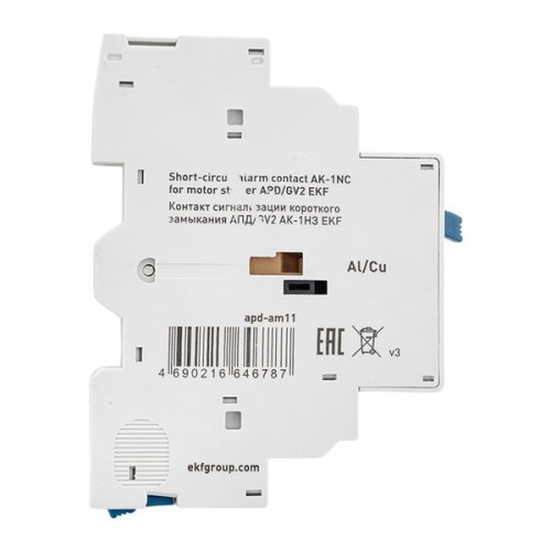 Контакт сигнализации короткого замыкания АПД/GV2 АК-1НЗ EKF apd-am11 фото 3