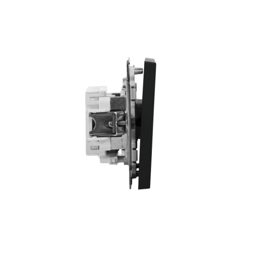 ARTGALLERY 1-клавишный ВЫКЛЮЧАТЕЛЬ КНОПОЧНЫЙ с подсв., 10А, механизм, КАРБОН | код GAL001016 | Systeme Electric фото 7