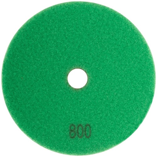 Круг алмазный гибкий шлифовальный АГШК (липучка), влажное шлифование, 125 мм, Р 800 | код 39885 | FIT фото 2