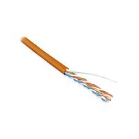 Кабель LANMASTER патч-кордовый UTP, 4x2, кат 5E, 350Mhz, LSZH, оранжевый, 305 м | код LAN-5EUTP-PT-LSZH-OR | LANMASTER