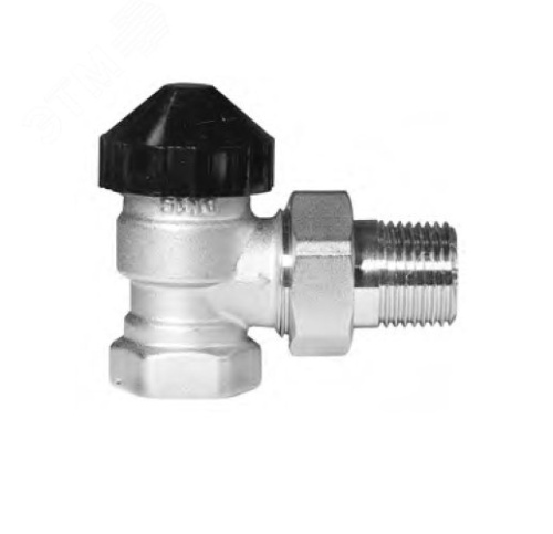 Клапан термостатический угловой 1/2' TR-N | код 013G7013R | Ридан