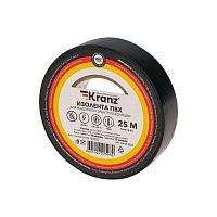 Изолента ПВХ 0.13х19мм 25м черн. | код. KR-09-2206 | Kranz