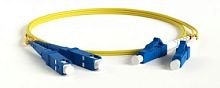 Патч-корд оптический TWT, PVC, дуплексный, LC/UPC-SC/UPC, SM OS2, 2.0 м | код TWT-2LC-2SC/SU-2.0 | TWT