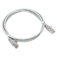 Патч-корд кат.5E UTP неэкранир. PVC сер. 1.0м TERACOM PRO | код TRP-5EUTP-PVC-1M-GY | EKF