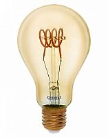 Лампа светодиодная GLDEN-A75SS-6-230-E27-1800 Золотая | код 661014 | GENERAL