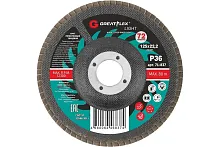 Круг лепестковый торцевой GreatFlex Light (72 лепестка): 125 х 22,2 мм, P36 | код 71-837 | Greatflex