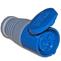 Розетка силовая переносная 213 RUICHI 2Р+Е, 220 В, 16 А, IP44 | код 64238 | Ruichi