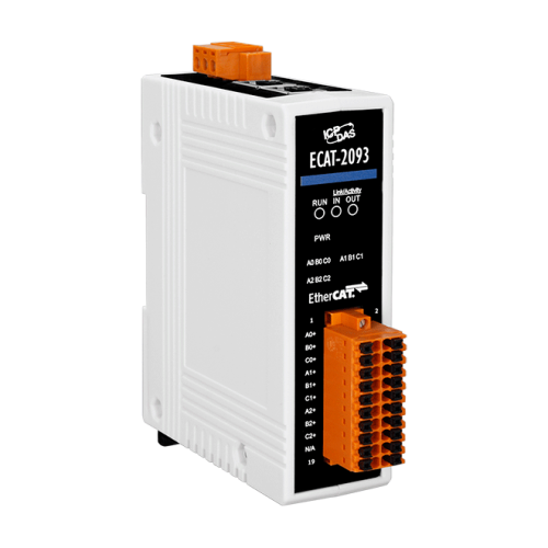 ECAT-2093 EtherCAT three-channel incremental encoder counter | код 00-06125544 | ICP DAS