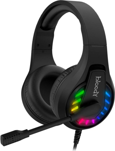Наушники с микрофоном A4Tech Bloody G230 черный 2м накладные USB оголовье (G230) | код 1797014 | A4TECH