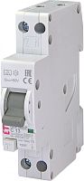 Диффер. автоматический выкл. KZS 1M SUP C 13/0,1 тип A (6kA) (верхн.подкл.) | код 002175873 | ETI