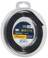 Трубка термоусадочная ТТУ нг-LS 8/4 черн. (уп.2м) | код UDR12-008-004-002-K02-T | IEK