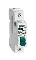 Выключатель автоматический без теплозащиты 1P 10А х-ка C 6кА ВА-103M | Код. 12501DEK | DEKraft