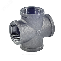 Крестовина чугунная Ду40 (1 1/2') ВВ | код 127-3627 | Fittex PLUS