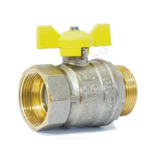 Кран шаровый латунный никелированный 11б27п1 ДУ 25 (1') ВР/НР рычаг ( Pride 47.25.В-Н.Р) | код LD 47.303.25 | LD Кран шаровый латунный никелированный 11б27п1 ДУ 25 (1') ВР/НР рычаг ( Pride 47.25.В-Н.Р) | код LD 47.303.25 | LD