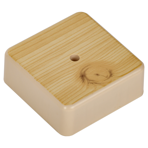 Коробка распаячная КМ для открытой проводки 75х75х28мм сосна | код UKO10-075-075-028-K34-E | IEK фото 5