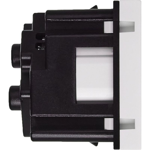 Розетка с заземлением - винтовые зажимы - со шторками 16А 250В - 45°- 2 модуля - белый | код 4521052 | Legrand фото 3