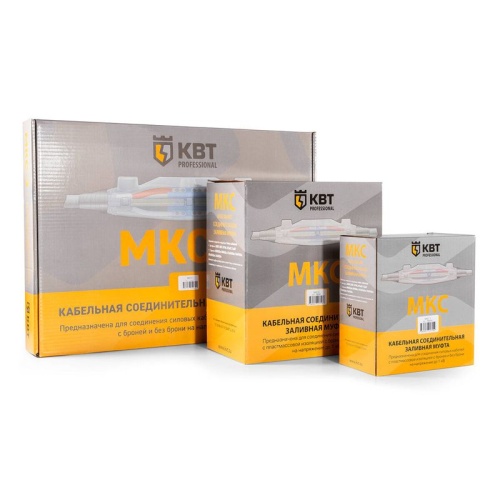 Муфта кабельная заливная соединительная МКС-3(Б) КВТ 102650 фото 4 Муфта кабельная заливная соединительная МКС-3(Б) КВТ 102650 фото 4