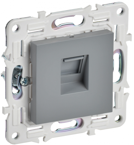 SKANDY Роз. комп. RJ45 кат.6 SK-K02Gr сер. IEK | код SK-K10-2-K03 | IEK